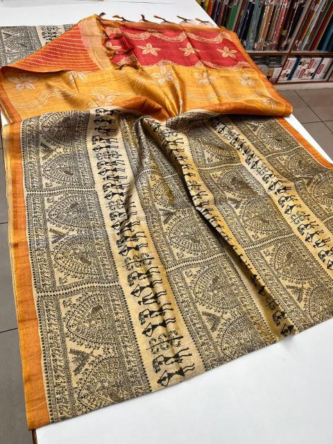 Akshara flowers printed surat saree market price list pdf